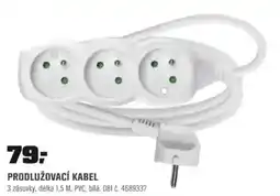 OBI Prodlužovací kabel nabídka