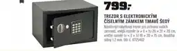 OBI Trezor s elektronickým číselným zámkem tmavě šedý nabídka