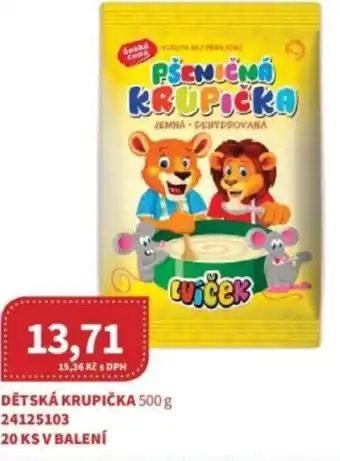 Kubík potraviny Dětská krupička nabídka