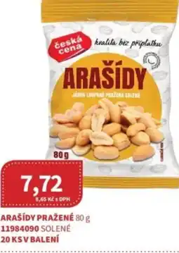 Kubík potraviny Arašídy pražené nabídka
