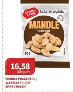 Kubík potraviny Mandle pražené nabídka