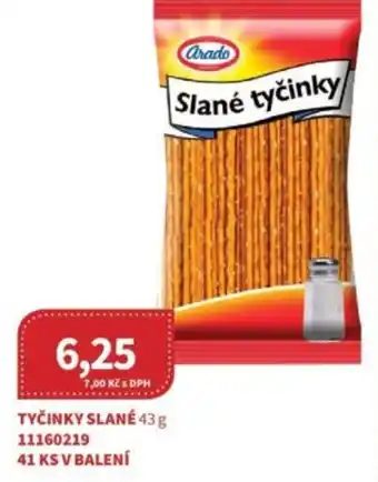 Kubík potraviny Tyčinky slané nabídka