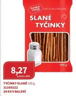 Kubík potraviny Tyčinky slané nabídka