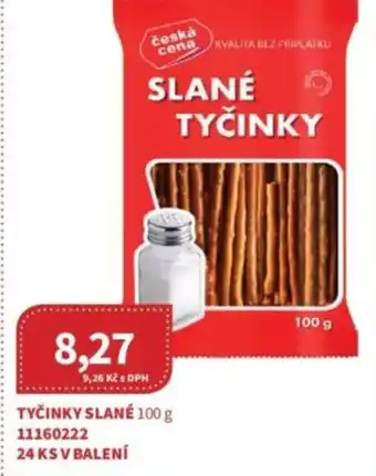 Kubík potraviny Tyčinky slané nabídka
