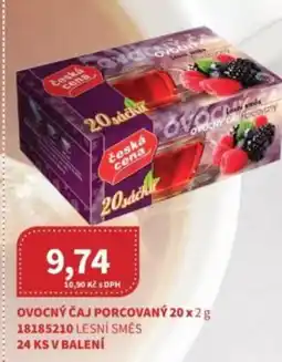 Kubík potraviny Ovocný čaj porcovaný nabídka