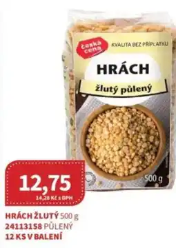 Kubík potraviny Hrách žlutý nabídka
