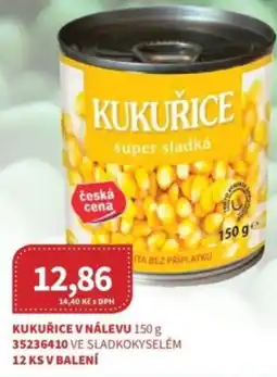 Kubík potraviny Kukuřice v nálevu nabídka