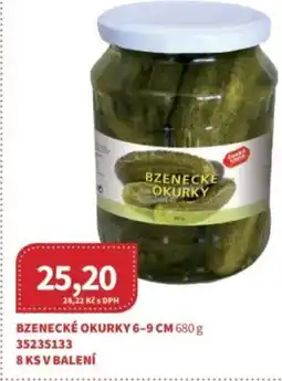 Kubík potraviny Bzenecké okurky 6-9 cm nabídka