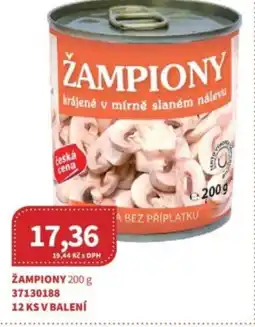 Kubík potraviny Žampiony nabídka