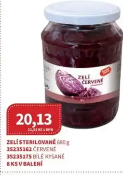 Kubík potraviny Zelí sterilované nabídka