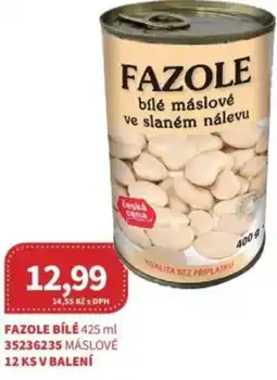 Kubík potraviny Fazole bílé nabídka