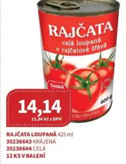 Kubík potraviny Rajčata loupaná nabídka