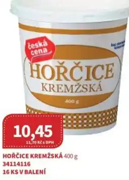 Kubík potraviny Hořčice kremžská nabídka