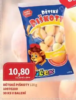 Kubík potraviny Dětské piškoty nabídka