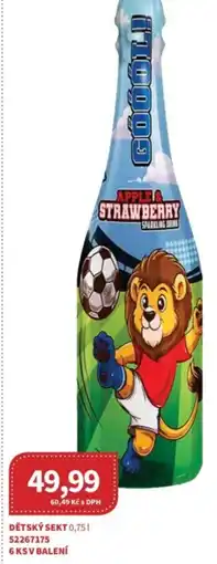 Kubík potraviny Dětský sekt nabídka