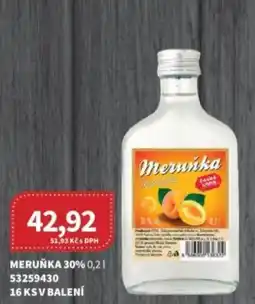 Kubík potraviny Meruňka 30% nabídka