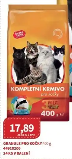 Kubík potraviny Granule pro kočky nabídka