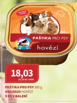 Kubík potraviny Paštika pro psy nabídka