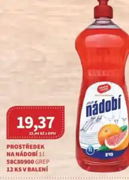 Kubík potraviny Prostředek na nádobí nabídka