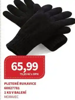 Kubík potraviny Pletené rukavice nabídka