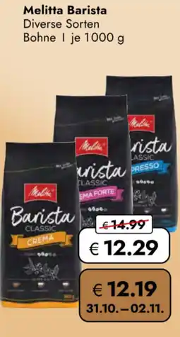 TRAVEL FREE Melitta Barista nabídka