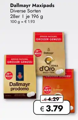 TRAVEL FREE Dallmayr Maxipads nabídka