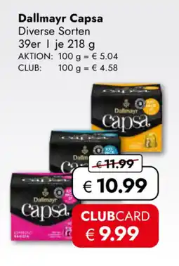 TRAVEL FREE Dallmayr Capsa nabídka