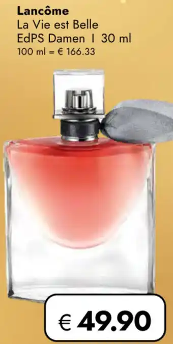 TRAVEL FREE Lancôme La Vie est Belle EdPS Damen nabídka