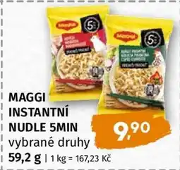 Terno MAGGI INSTANTNÍ NUDLE 5MIN nabídka