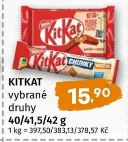 Terno KITKAT vybrané druhy nabídka