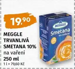 Terno MEGGLE TRVANLIVÁ SMETANA 10% na vaření 250 ml nabídka