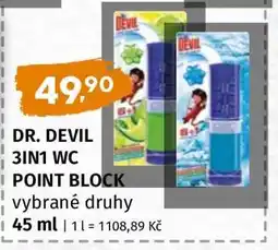 Terno DR. DEVIL 3IN1 WC POINT BLOCK nabídka