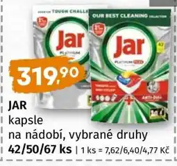 Terno JAR kapsle na nádobí vybrané druhy nabídka