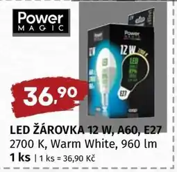 Terno LED ŽÁROVKA 12 W, A60, E27 nabídka