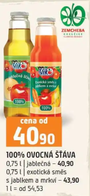 Terno 100% OVOCNÁ ŠŤÁVA nabídka