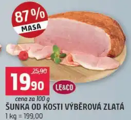 Terno ŠUNKA OD KOSTI VÝBĚROVÁ ZLATÁ nabídka