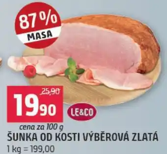 ŠUNKA OD KOSTI VÝBĚROVÁ ZLATÁ