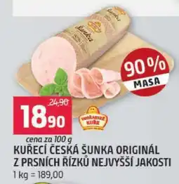 Terno KUŘECÍ ČESKÁ ŠUNKA ORIGINÁL Z PRSNÍCH ŘÍZKŮ NEJVYŠŠÍ JAKOSTI nabídka