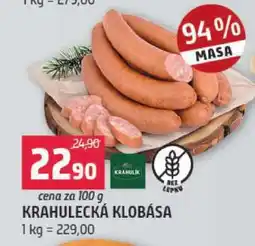 Terno Krahulecká klobása nabídka