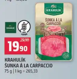 Terno KRAHULÍK ŠUNKA Á LA CARPACCIO nabídka