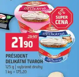 Terno Président Delikátní tvaroh nabídka