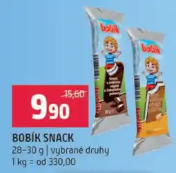 Terno Bobík snack nabídka