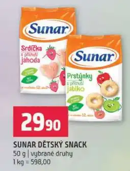 Terno SUNAR DĚTSKÝ SNACK nabídka