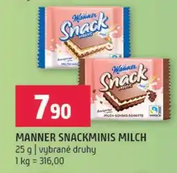 Terno MANNER SNACKMINIS MILCH nabídka