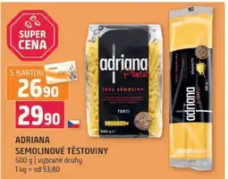 Terno Adriana Semolinové těstoviny nabídka