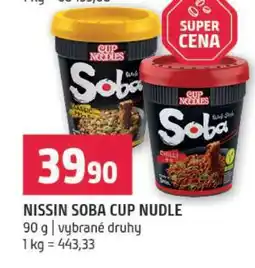 Terno NISSIN SOBA CUP NUDLE nabídka