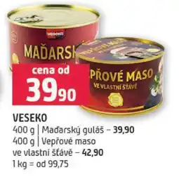 Terno VESEKO 400 g Vepřové maso ve vlastní šťávě nabídka