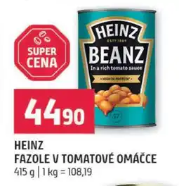 Terno Heinz Fazole v tomatové omáčce nabídka