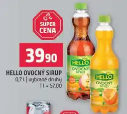 Terno Hello Ovocný sirup nabídka