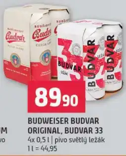 Terno Budweiser Budvar Original Budvar 33 nabídka
